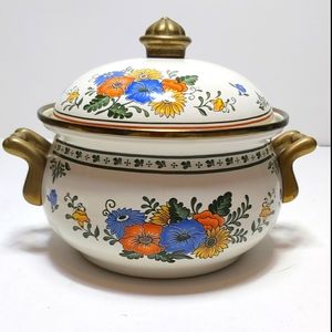 Vtg German made Asta enamelware